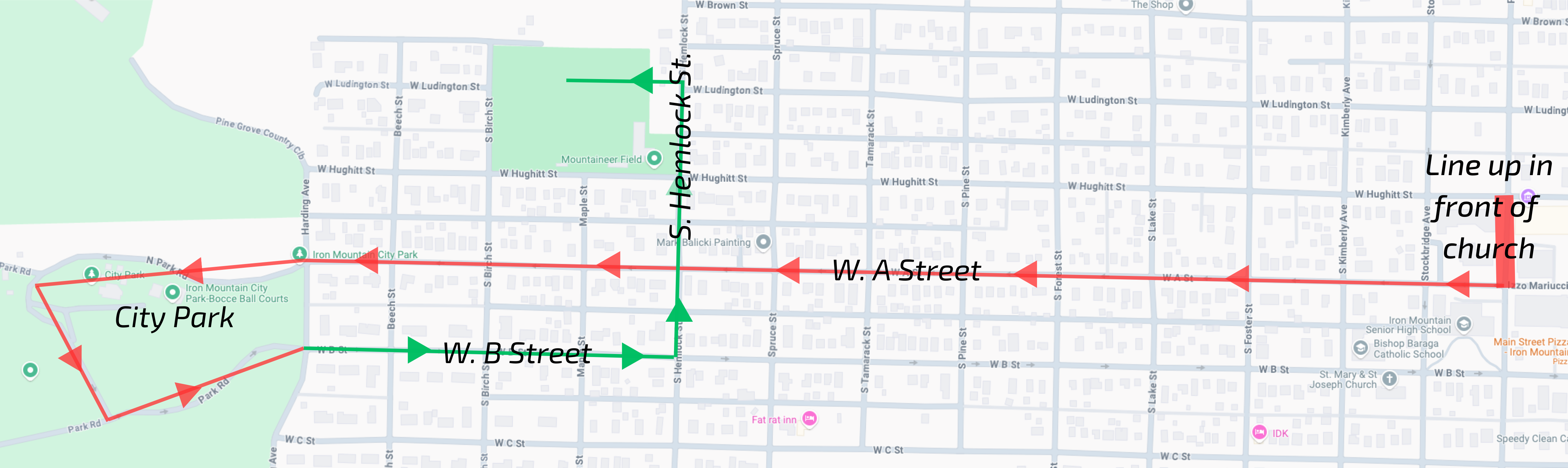 parade route